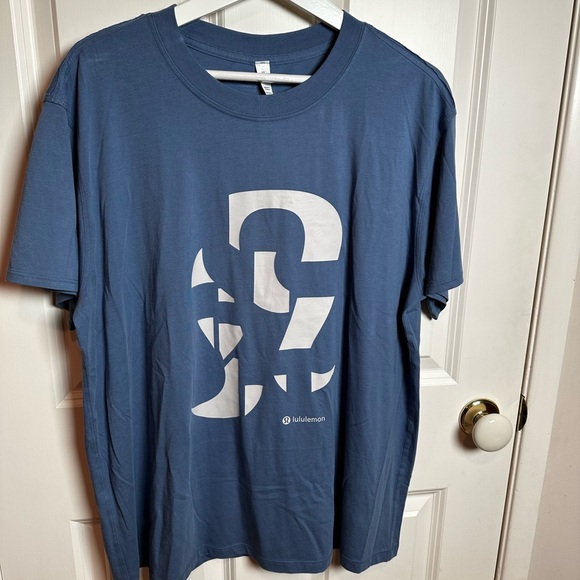 lululemon athletica Tops - lululemon athletica blue Graphic Tee